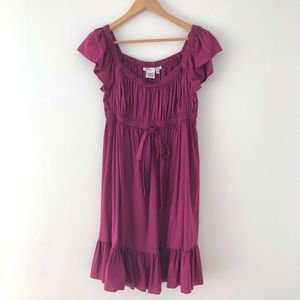 MAGGIE LONDON  Fuchsia Dress with Pockets Size 10